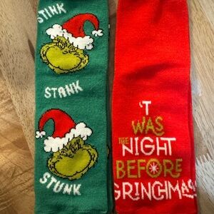 Christmas Grinch Socks Set